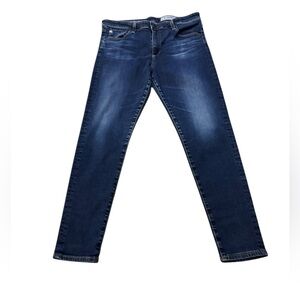 Ag Adriano Goldschmied Indigo Blue Jeans Farrah Skinny Jeans 32R EUC